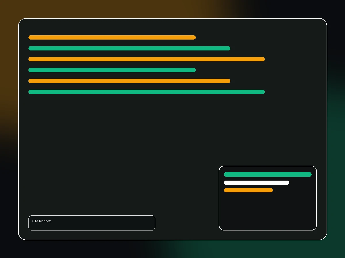 Univers visuel Technote pour le lancement d'une production